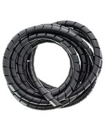 TUBO ORGANIZADOR DE CABOS 2,5 m PRETO