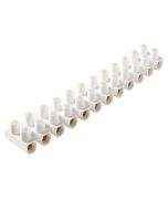 RÉGUA DE CONEXÕES DE 12 POLOS ATÉ 16 MM² BRANCA