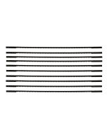 Pack de 10 lâminas para serra de arco marcenaria 165 mm magnusson