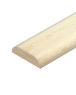 Moldura de madeira de pinho natural 240 x 3,4 x 0,8 cm