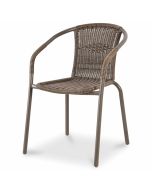 Cadeira de jardim Bari GoodHome 52,5x76x62cm de aço