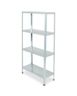 Estante metálica galvanizada 140x70x30cm 160kg com parafusos