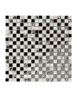 Malha de mosaico mecine cinzento 30 x 30 cm
