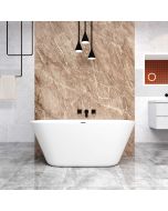 Banheiras de ilha oval em acrílico com ralo-1500x700x580mm-branca