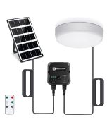 Luz solar exterior aigostar com sensor 35w ajustável 6500k
