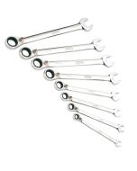 Conjunto de 8 chaves combinadas com catraca de 12 pontas de 8 a 19mm - sam