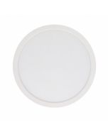 Plafon LED embutir/superfície 24W IP44 CCT 3000-6000K corte D65-270mm
