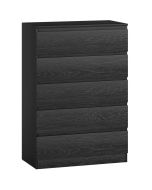 Cómoda com 5 gaveta 77x40x111,5 cm Homcom, casa - móveis de armazenamento