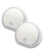 2x luz nocturna LED warm light 3000k, sensor movimento, usb e tipo c 12w