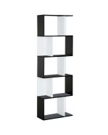 Estante 60x24x184,5 cm aglomerado de madeira bicolor Homcom