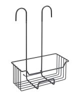 Cesto de banheiro em aço inox preto Milo