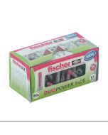 Buchas Duopower 5 x 25 mm Fischer Caixa 100 uds