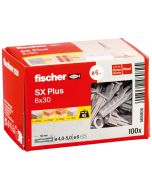 Bucha SX Plus 6x30mm 200+40grátis Fischer Fischer