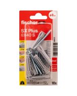 Bucha SX Plus com parafuso 8x40mm 10un