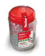 Buchas Duopower 6x30mm com parafusos 375un Fischer