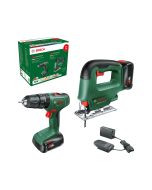 Berbequim e serra de recorte 18V 2x2Ah Bosch