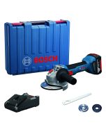 Rebarbadora 125mm 18V uma bateria 4,0Ah/hora Bosch azul