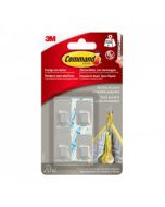 Ganchos aço inox pequenos Command 3M