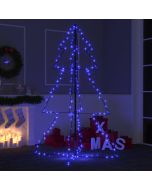 Árvore de natal em cone 200 LEDs 98x150 cm interior e exterior pt6737