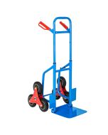 Carrinho sobe escadas com altura ajustável e carga hasta 100kg, azul