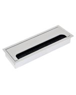 Passa-cabos de mesa quadrum, retangular (159x80mm, 269x80mm)