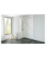 Ondee - kit  paneles murales esquina evena mármol gris 120cm perfil negro