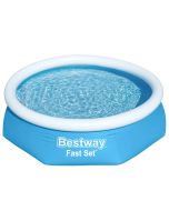Piscina insuflável redonda Bestway® fast set™  2,44 m x 61 cm