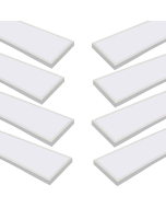 8x painel LED surface 120x30 cm, 60w 5000lm, branco neutro 4200k