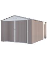 Garagem de metal "nevada" com porta de batente15.36 m²