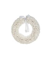 Grinalda de natal aresjon 40 cm branco
