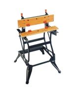 Etabli com morsa dobrável - black+decker - wm550-xj - 2 mandíbulas em bambu