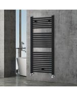 Kibath circuito aquecimento radiador aquecedor toalhas 120x50cm aço preto