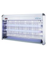 Mata moscas parede/ teto luz uv 45w alumínio 100 m² zzap 41
