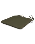 Par de cojines para asiento 28 x 28 cm color topo