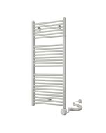Kibath aquecedor elétrico de toalhas 120 cm x 50 cm aço branco