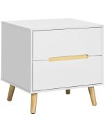 Mesa de cabeceira 50x40x50.5 cm color blanco Homcom, casa - quarto