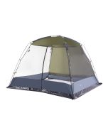 Tenda de jardim beekdaelen poliéster 305x305x213cm - verde/cinza [pro.tec]