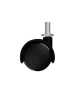 RODA GIRATÓRIA DUPLA Ø 3,5 x 4,4 CM COM PASSADOR