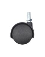 RODA GIRATÓRIA DUPLA Ø 4,1 x 5 CM COM PASSADOR