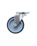 RODA GIRATÓRIA Ø 10 CM COM CHAPA