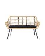 Banco de jardim em rattan Apolima GoodHome