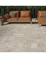 Pavimento porcelânico pedra cinzento 30x60cm C2 Volfy