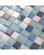 MALHA VIDRO LIZON AZUL 30X30