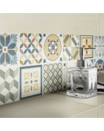 Azulejo konkrete multicolor 20x60 cm