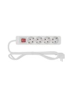 BASE 4 TOMADAS CON INTERRUPTOR