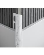 1/4 REDONDO DE BORDA EXTERNA PVC 9MM WHI