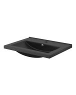 Lavatorio ceramico Napold preto mate 60 cm Cooke & Lewis