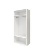 Armário completo Homny 1 coluna branco 1m