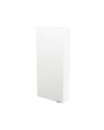 Móvel auxiliar de casa de banho suspenso Idalie cor branco 90x40x15cm
