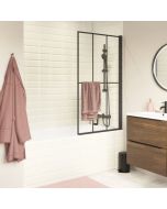 Divisória de banheira 80X140 cm TT/PR 6mm Izza